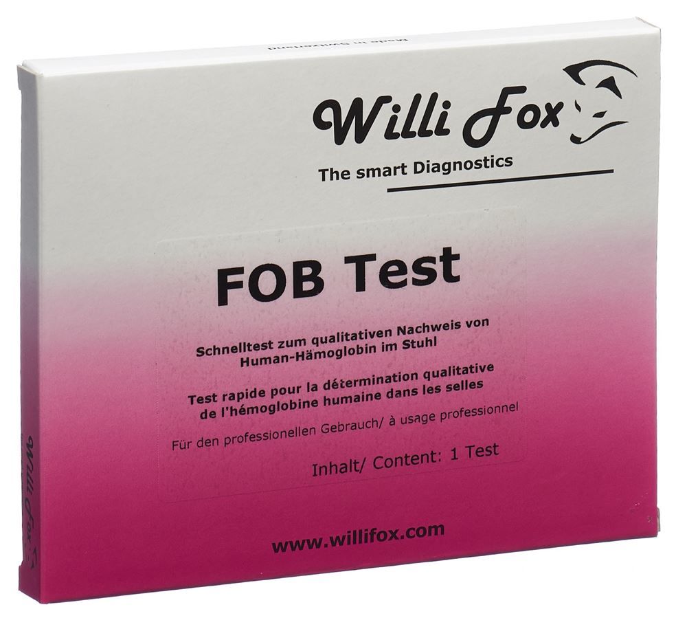 Test FOB di Willi Fox (emoglobina occulta nelle feci)