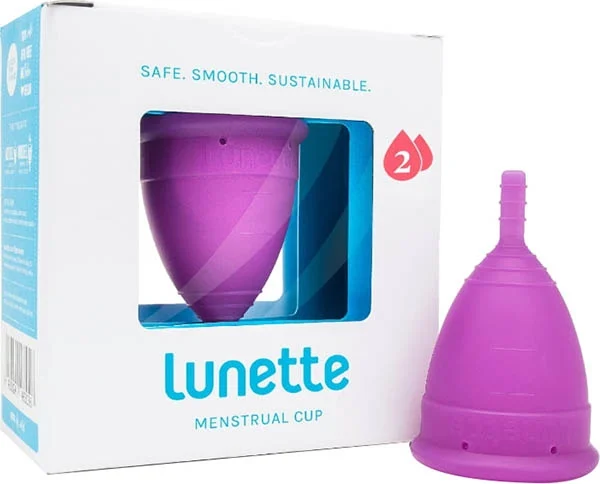 Coppetta mestruale LUNETTE taglia 2 viola