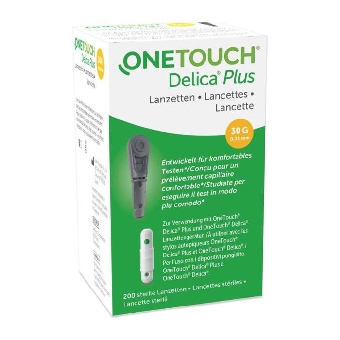 Lancette OneTouch® DELICA Plus 200 pezzi