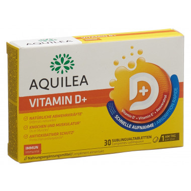 Aquilea Vitamina D+ compresse Subling 30 pezzi