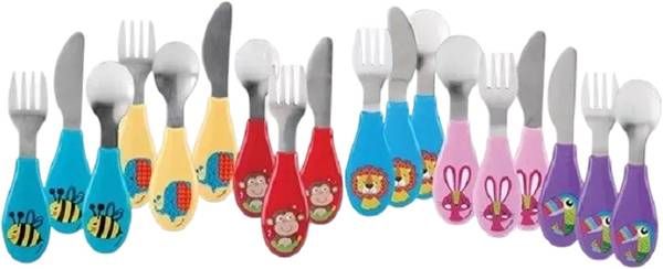 Set di posate NUBY in acciaio inox