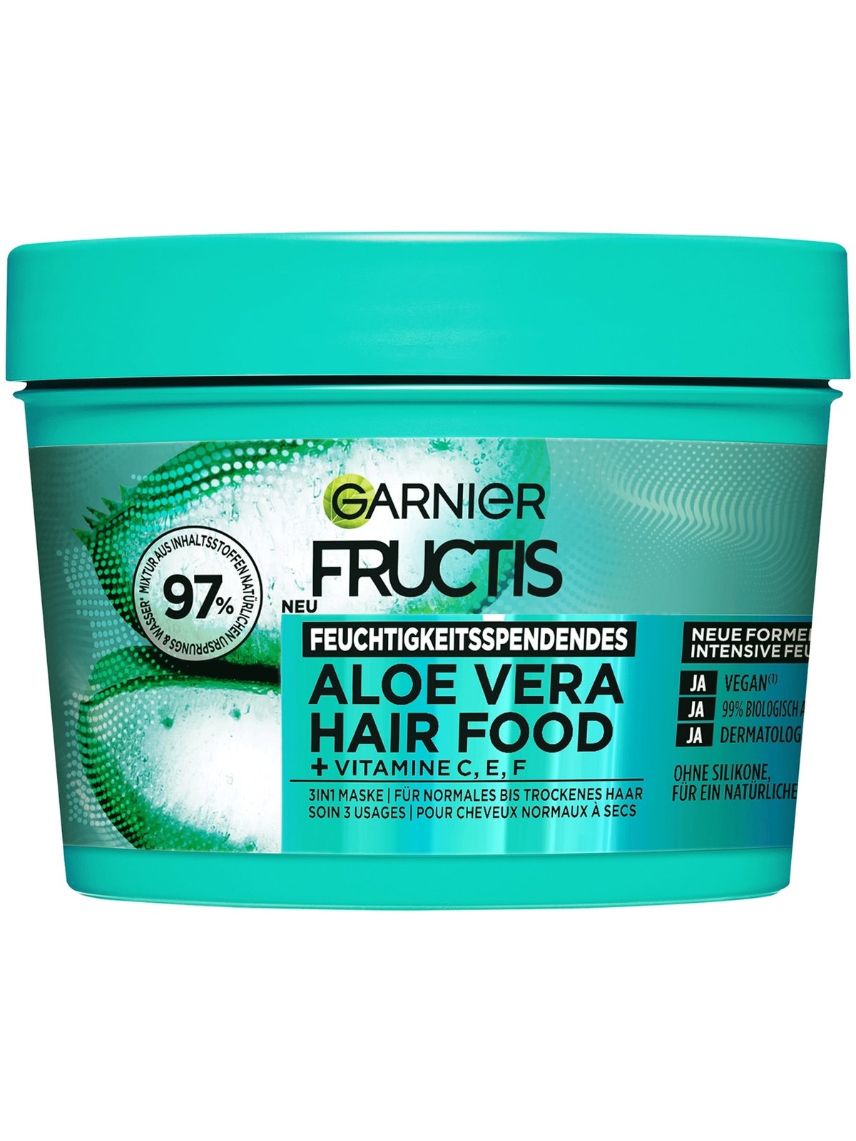 FRUCTIS Hair Food Aloe 3in1 Mask no dry hair 400ml