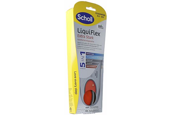 Scholl LiquidFlex Soletta S Extra Support 1 paio