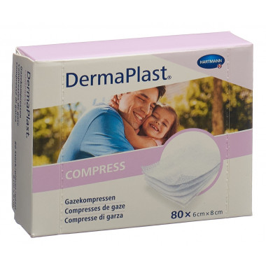 DermaPlast Compress 6x8cm 80 pezzi