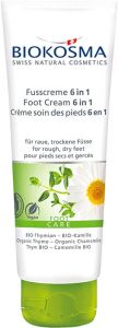 BIOKOSMA Fusscreme 6 in 1 Thymian Kamille BIO Tb 75 ml