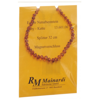 MAINARDI ambra naturale 32 cm grana chiusura magnetica