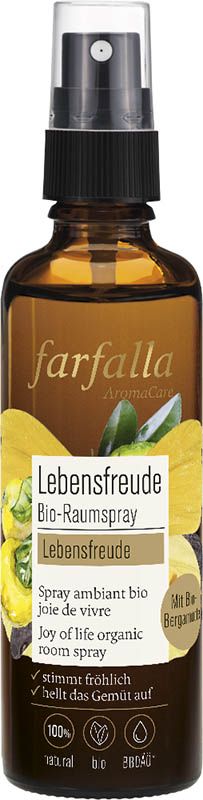 farfalla spray ambiente biologico joie de vivre bergamotto 75ml