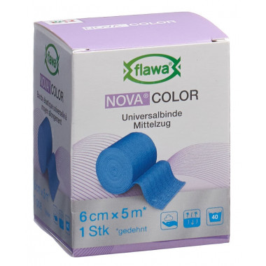 Flawa Nova Colour Ideal benda 6cmx5m blu