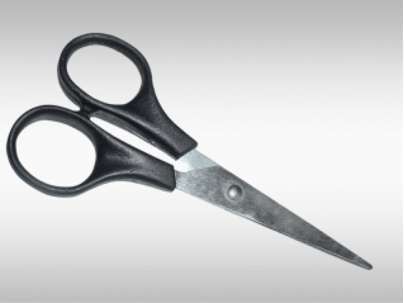 Forbici per bendaggi Salzmann 12cm plastica/metallo sterili