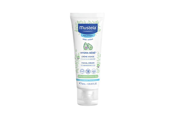 Mustela Hydra Bébé crema viso pelle normale 40ml