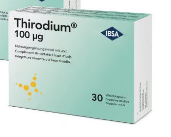 Thirodium capsule molli 100 mcg di iodio 30 pezzi