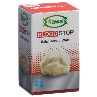 Flawa cotone idrofilo emostatico vasetto sterilizzato 2g
