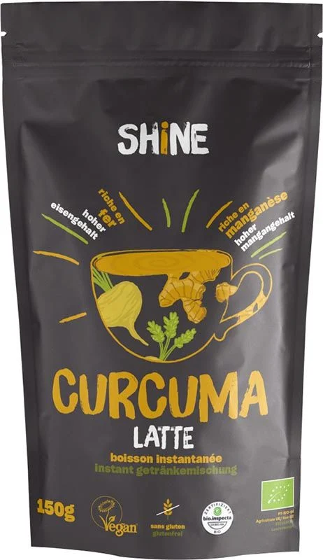 SHINE Latte alla curcuma BIO Btl 150g