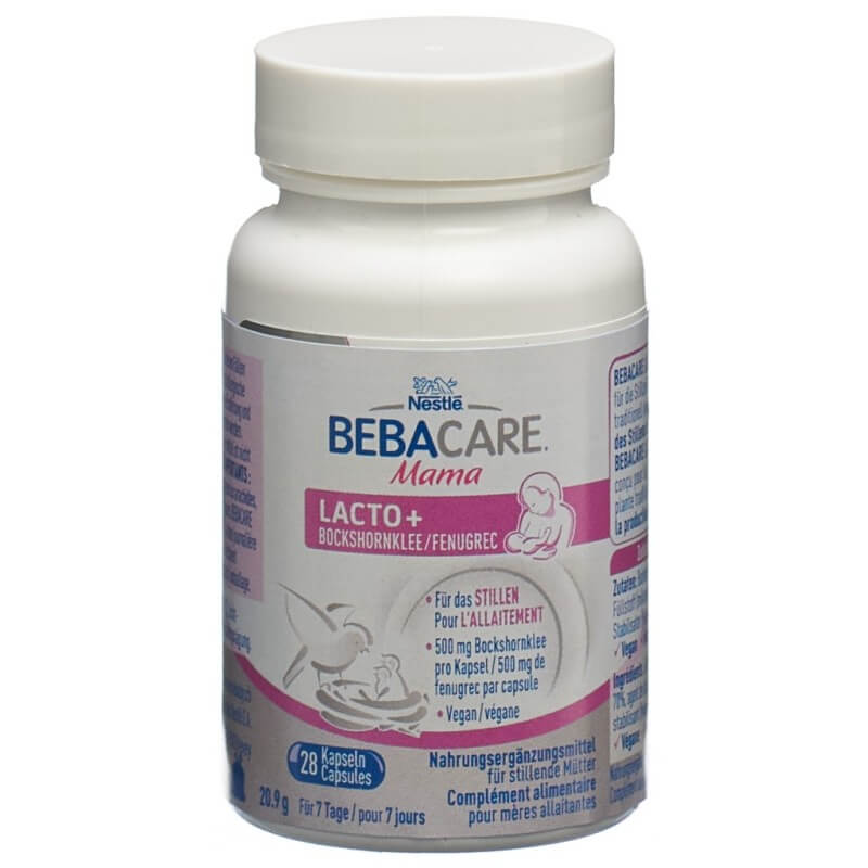BEBACARE Mama LACTO+ Bockshornklee Kapseln 28 Stück