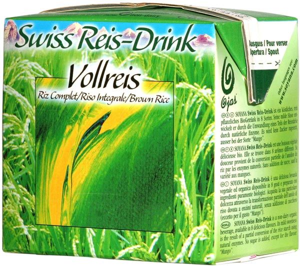 Soyana Rice Drink Riso Integrale Biologico 5dl