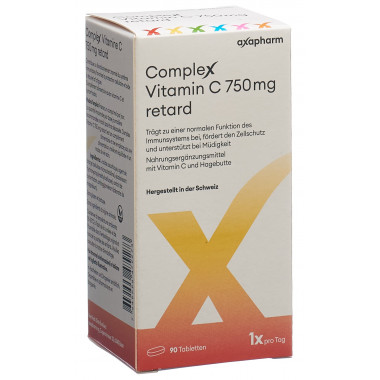 Complesso di vitamina C compresse retard 750mg 90 pezzi