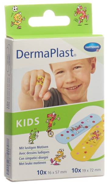 DermaPlast Strisce per bambini 2 misure 20 pezzi
