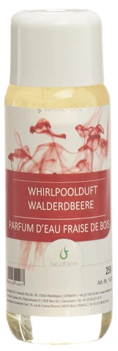 LACOFORM Profumo per vasca idromassaggio alla fragola di bosco, flacone da 250 ml