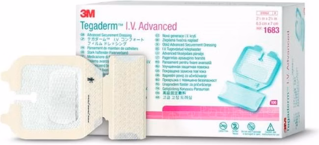 3M TEGADERM IV Advanced 6,5x7cm (n) 100 pezzi