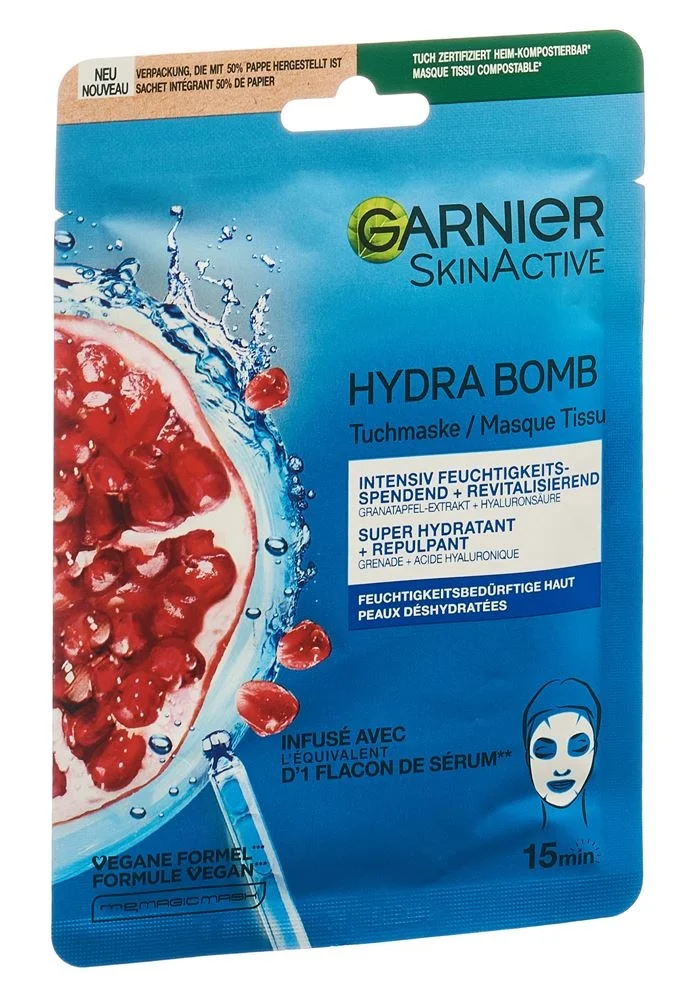 Garnier Hydra Bomb Maschera in tessuto al melograno 28 g