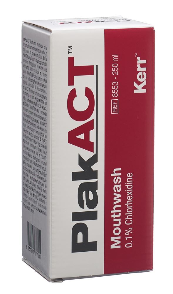 PlakACT Soluzione di collutorio allo 0,1% di clorexidina 250ml