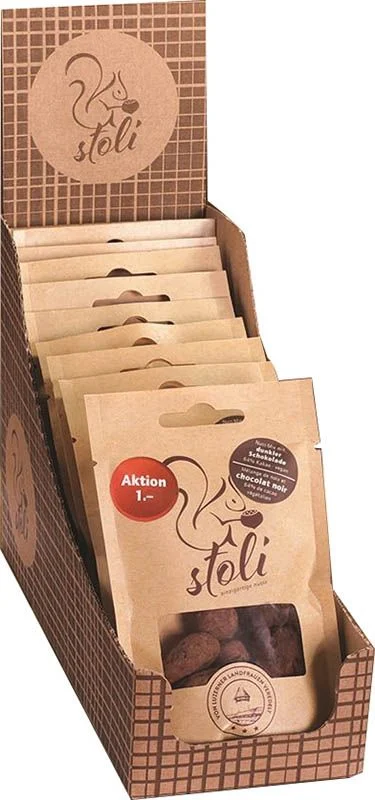 STOLI mix di noci con cioccolato fondente 10 x 28g