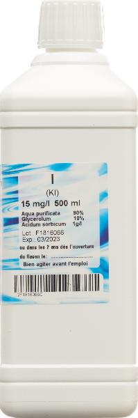 OLIGOPHARM Soluzione di iodio 15 mg/l 500 ml