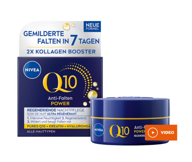 Nivea Q10 Power Anti-Falt Nachtcr Regenerier 50ml