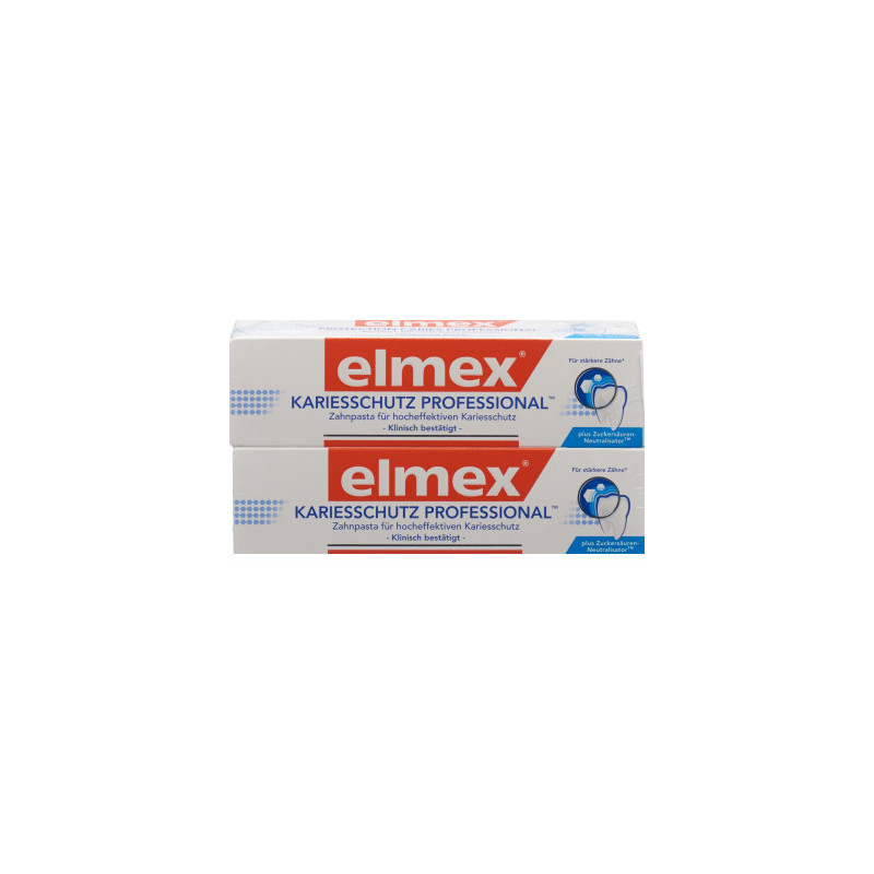 elmex KARIESSCHUTZ PROFESSIONAL Dentifricio Duo 2 x 75ml