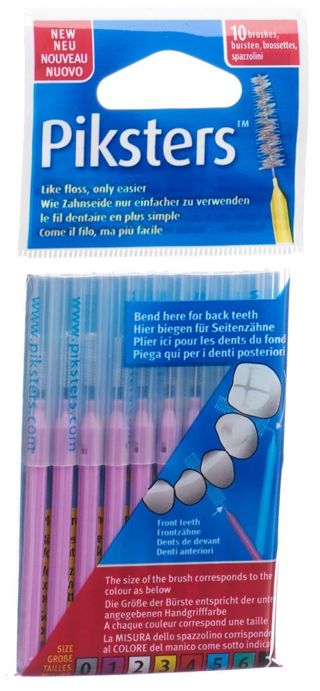 PIKSTERS scovolini interdentali 1 10 pezzi
