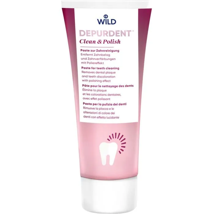 Depurdent Clean & Polish pasta per la pulizia dei denti 75ml