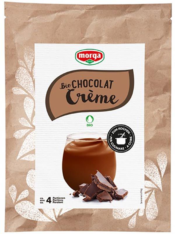 Morga Crema Biologica Plv Chocolat Btl 90g