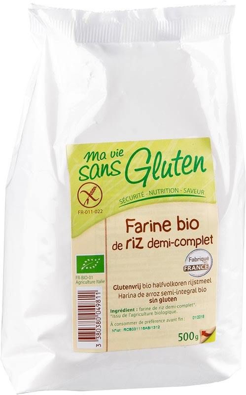 MA VIE S GLUT Farina di riso semintegrale 500g
