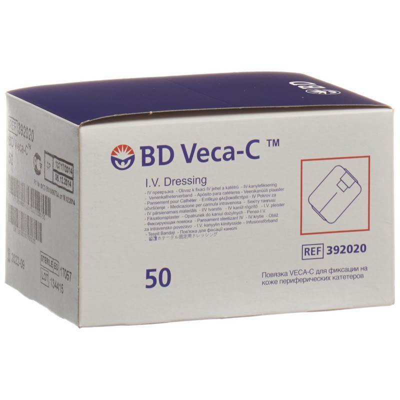 BD Veca-C benda di fissaggio del catetere finestra 50 pezzi
