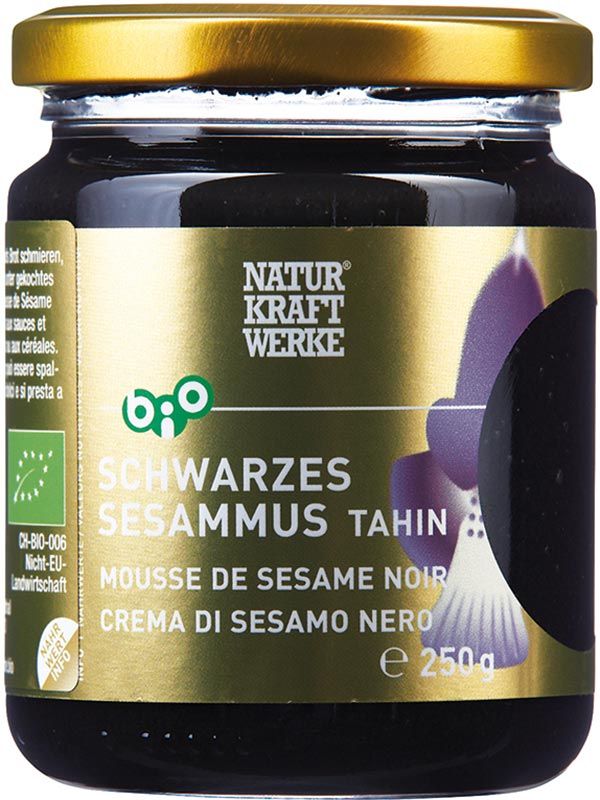 NATURKRAFTWERKE Purea di sesamo nero biologico 250g