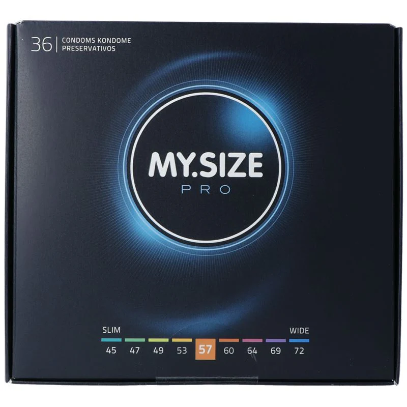 Preservativi MY SIZE PRO 57 mm, confezione da 36 pezzi