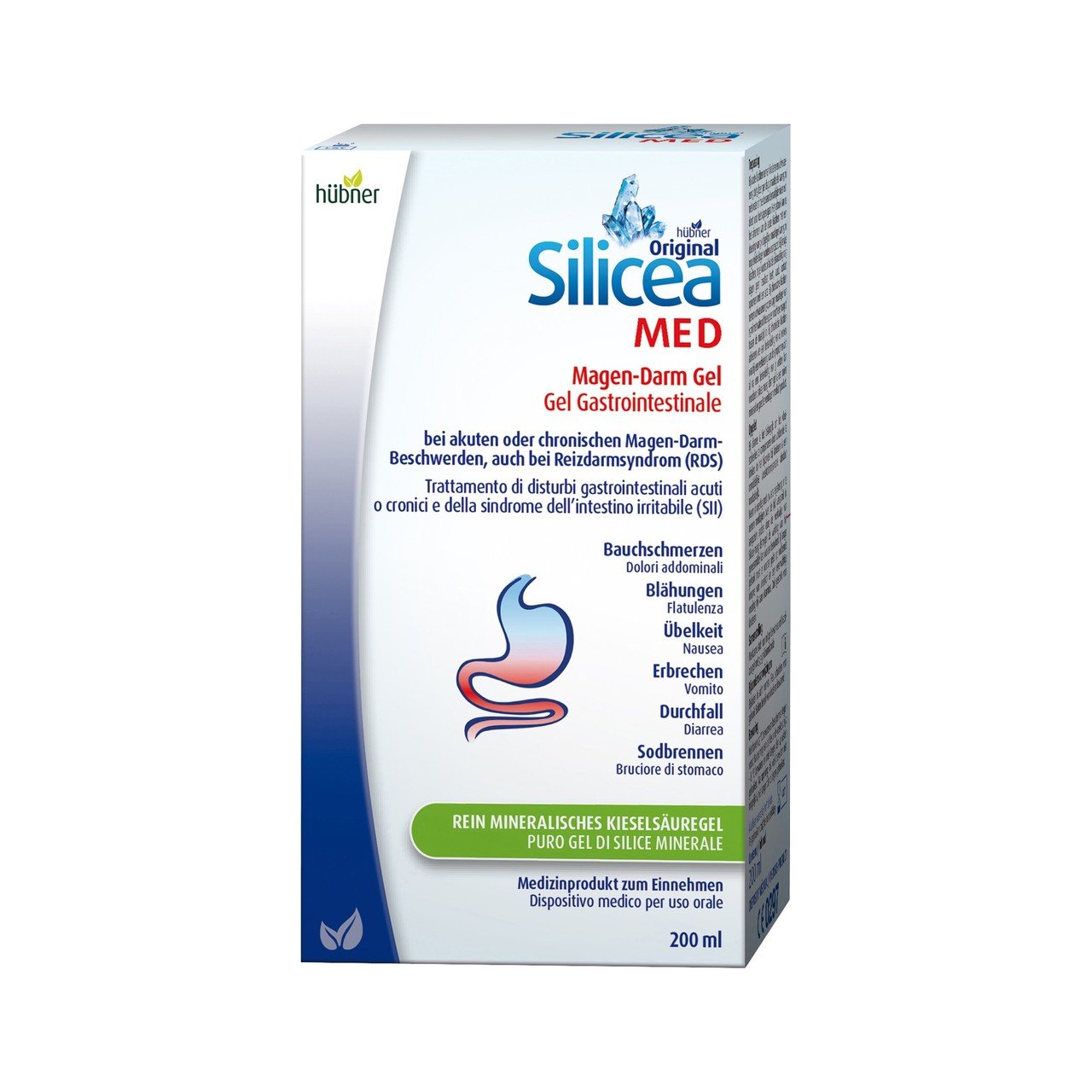 HÜBNER Silicea gel gastrointestinale flacone 200ml