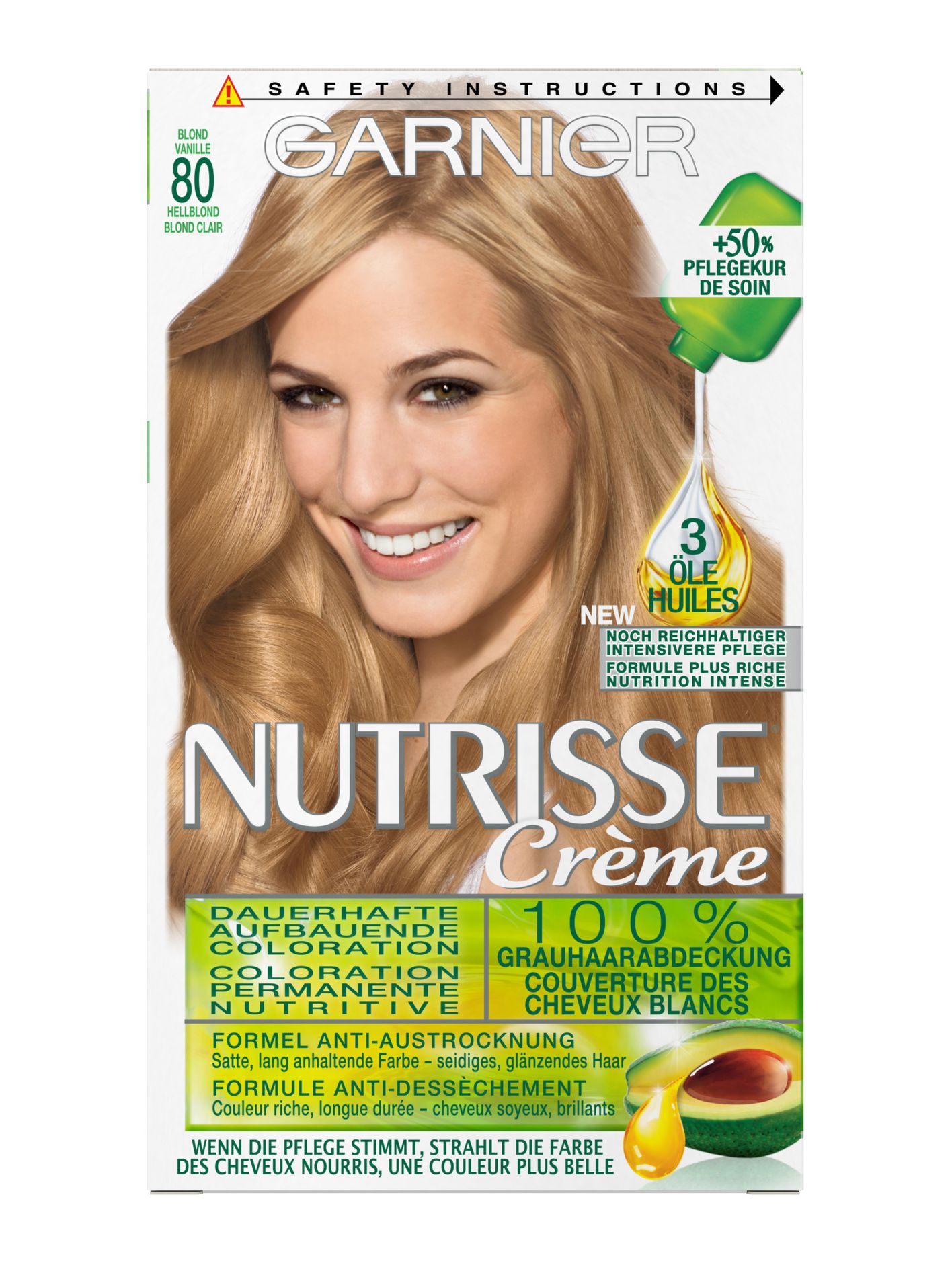 NUTRISSE Maschera colorata nutriente 70 biondo medio