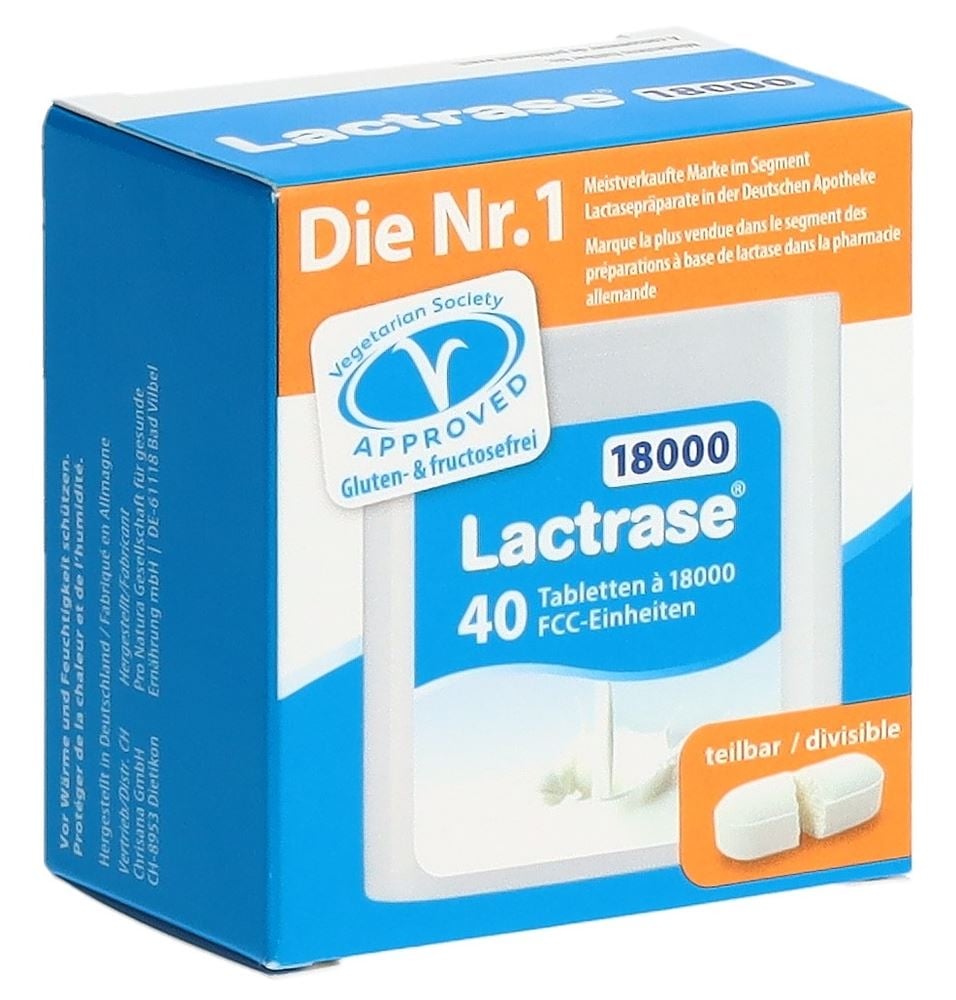 Compresse Lactrase 18000 UI Dispenser 40 pz.