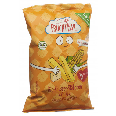 Fruchtbar Bastoncini croccanti al formaggio di mais biologico 30g