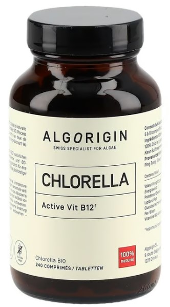 Algorigin Clorella Compressa Biologica 240 pezzi