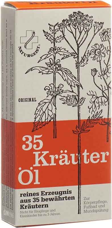 NATURGEIST Original 35 olio alle erbe bottiglia di vetro 80ml