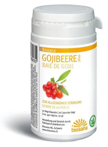 BIOSANA Bacche di Goji plus capsule Ds 70 pezzi