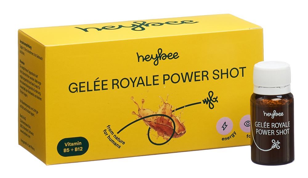 heybee Gelée Royale Power Shot 10 Trinkampullen 12ml