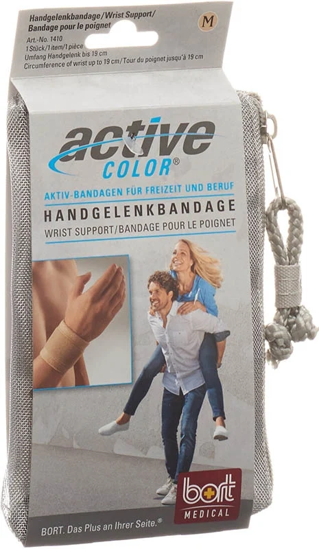 BORT AktivColor supporto per polso taglia M -19 cm beige