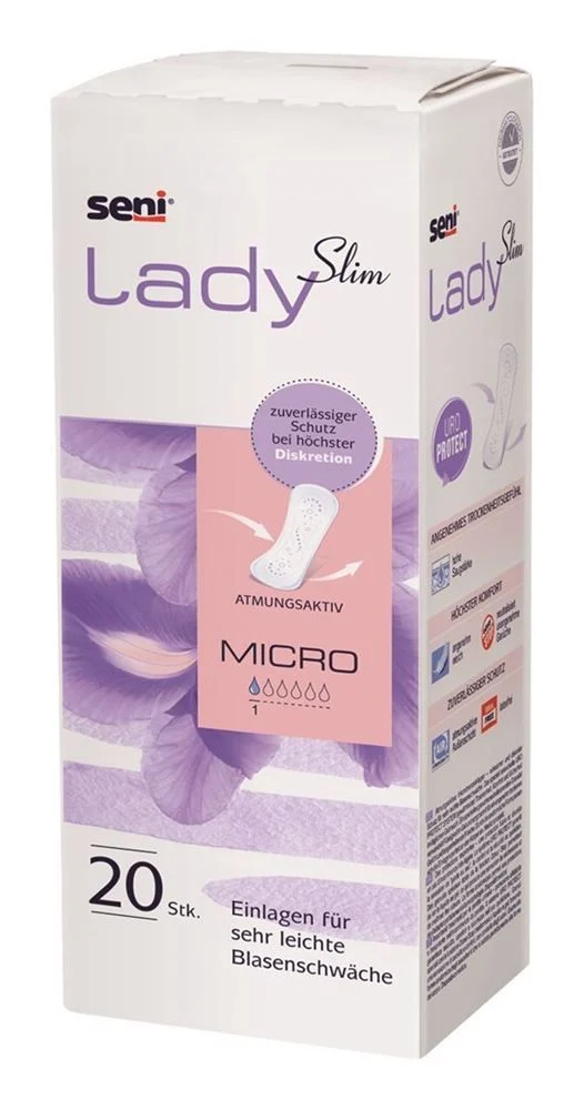 Seni Lady Slim Micro Pl Pad 20 pezzi