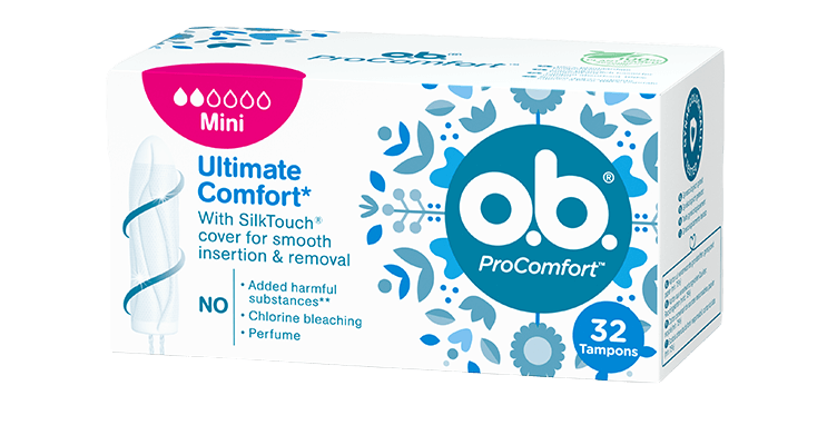 o.b.® Assorbenti ProComfort Mini 32 pezzi