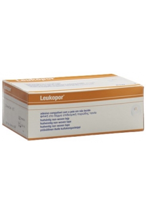 LEUKOPOR cerotti adesivi 9,2mx2,5cm bianco 12 pezzi