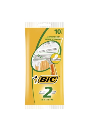 BIC 2 Sensitive Rasoio a 2 lame 10 pezzi