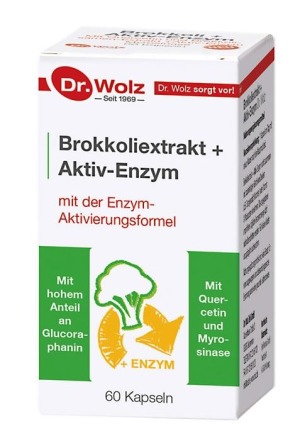 DR. WOLZ Estratto di broccoli + enzimi attivi 60 Capsule